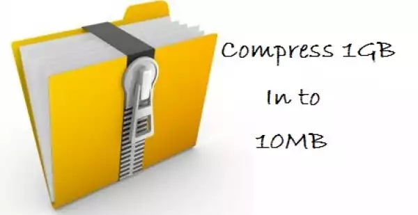 How To Compress a 1GB File Into 10MB
